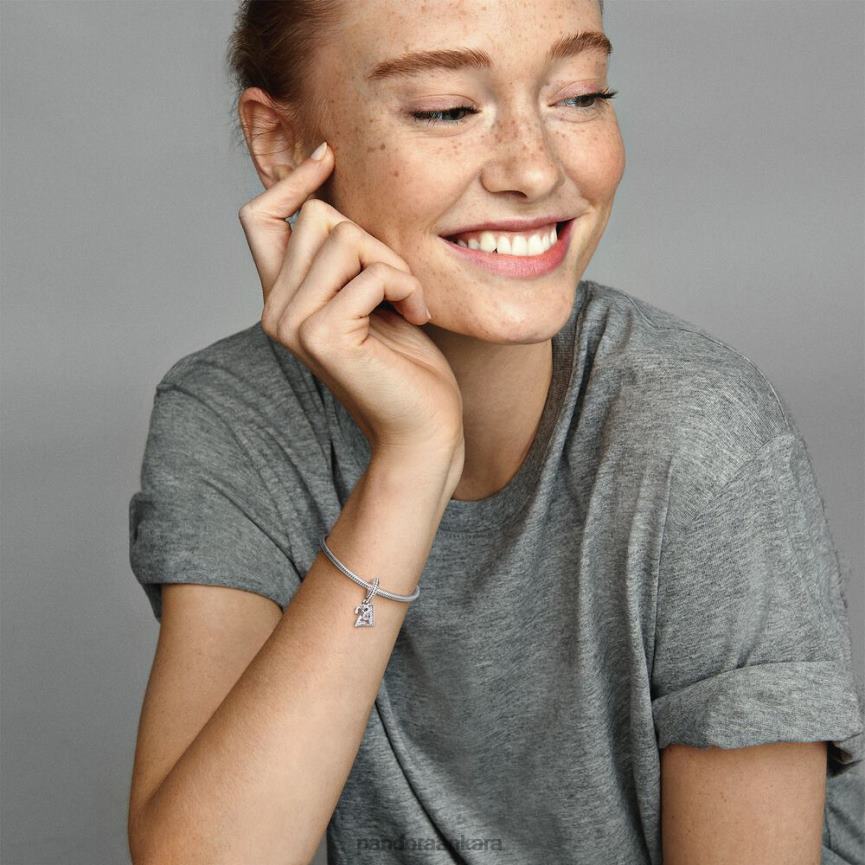 21 kutlama sarkan cazibesi 82N8H88 Pandora som gümüş