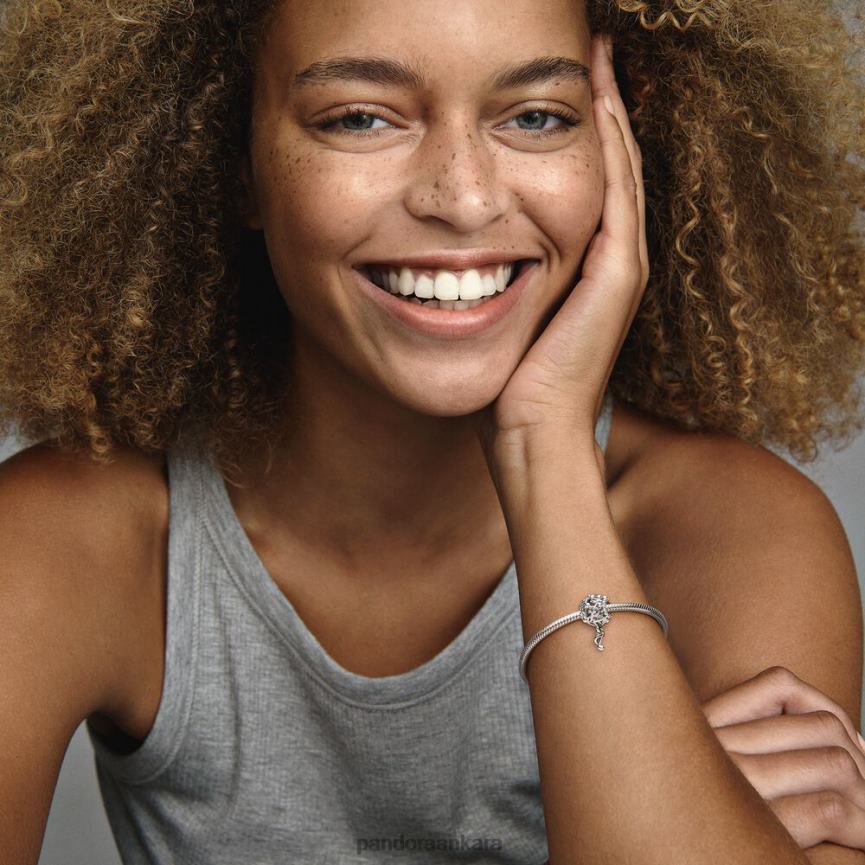 ajur müzik notaları çekicilik 82N8H114 Pandora som gümüş