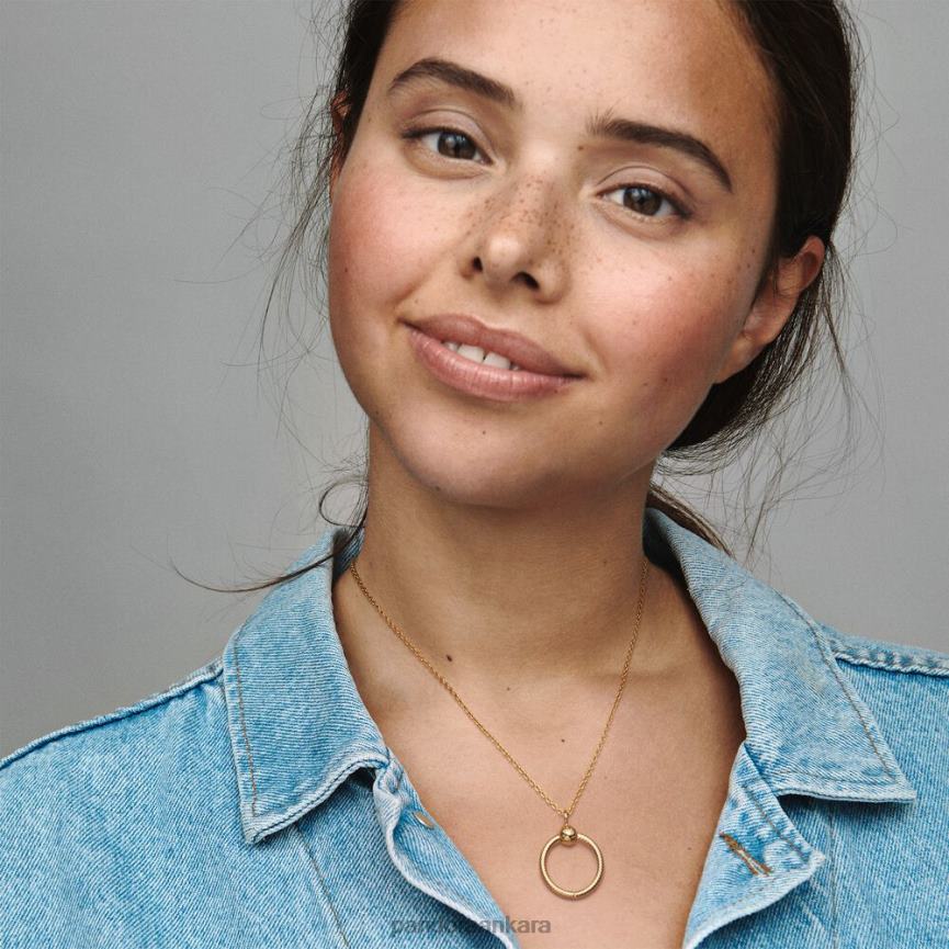 anlar küçük o kolye 82N8H809 Pandora altın kaplama