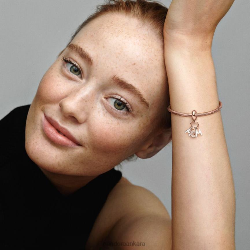 anne mektupları sarkan çekicilik 82N8H273 Pandora iki ton