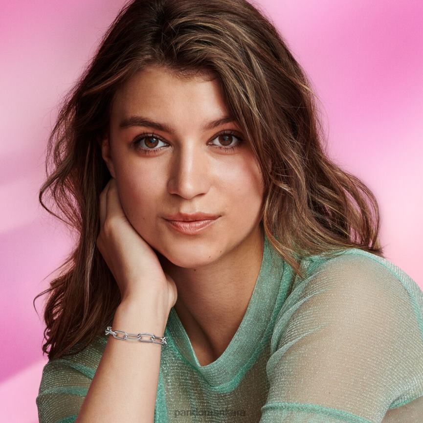 bana bağlantı zinciri bilezik 82N8H472 Pandora som gümüş