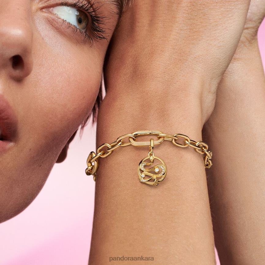 ben açacağım yılan madalyonunu 82N8H812 Pandora altın kaplama