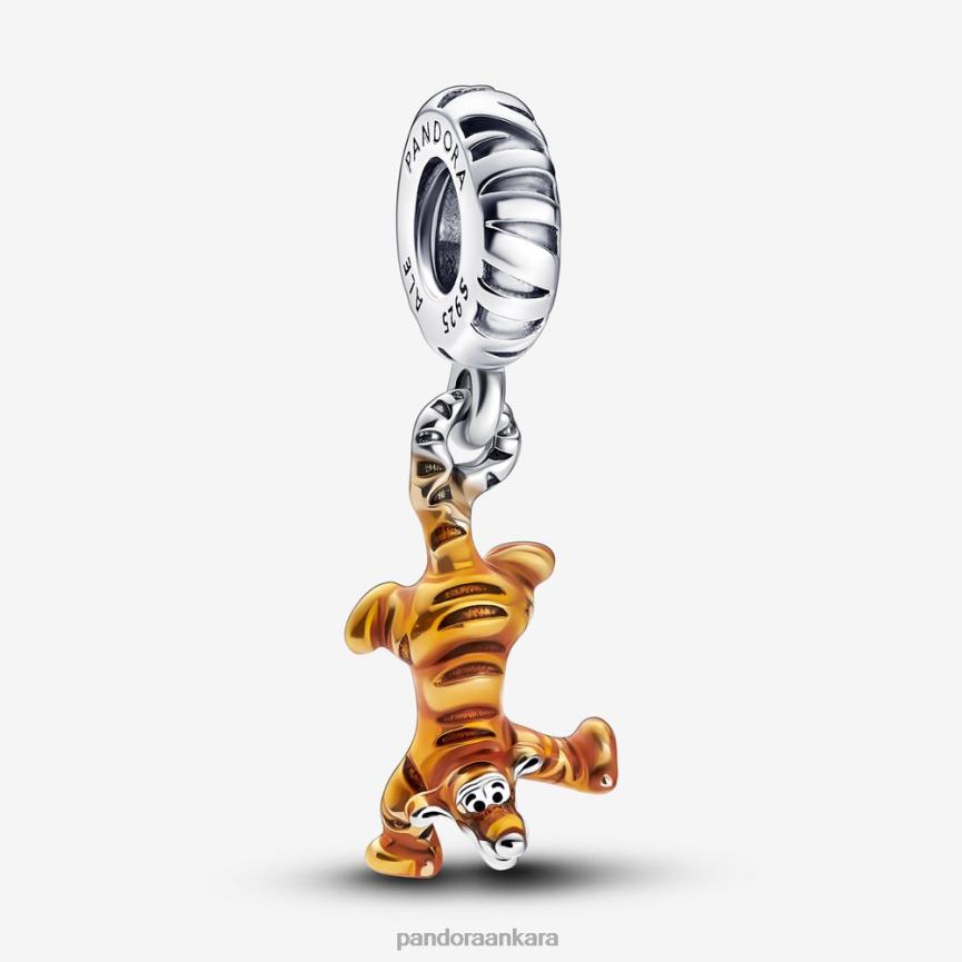 disney winnie the pooh tigger sarkan çekicilik 82N8H160 Pandora som gümüş