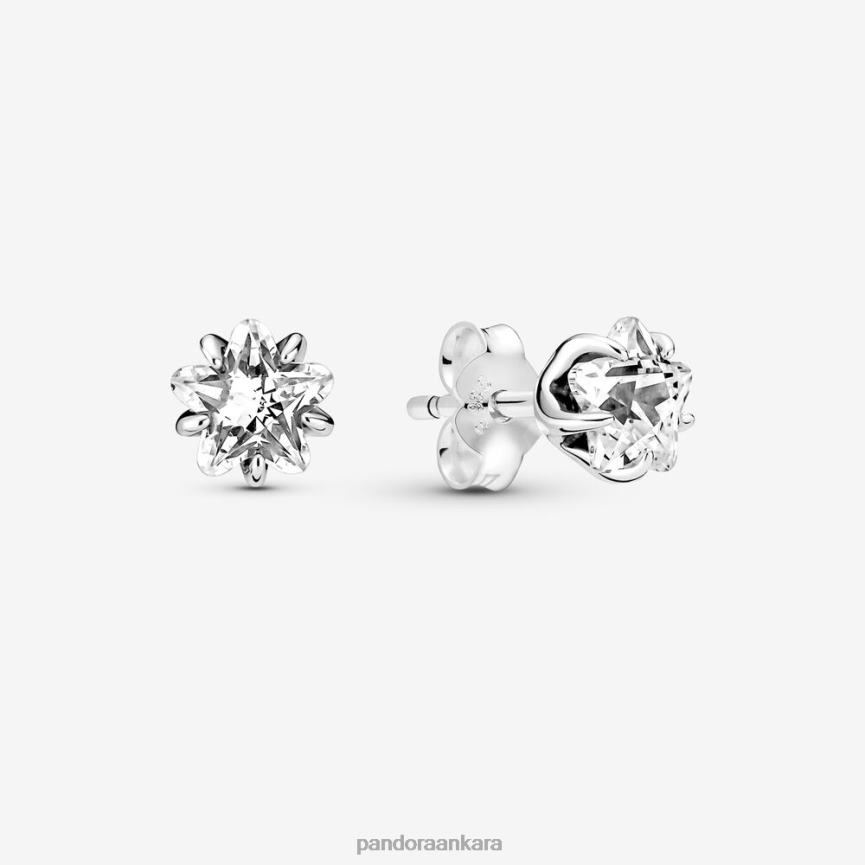 göksel parlak yıldız saplama küpeler 82N8H892 Pandora som gümüş