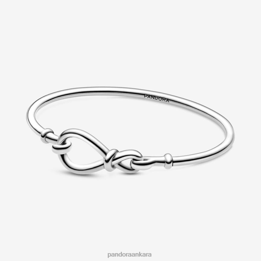 sonsuzluk düğüm bileklik 82N8H445 Pandora som gümüş