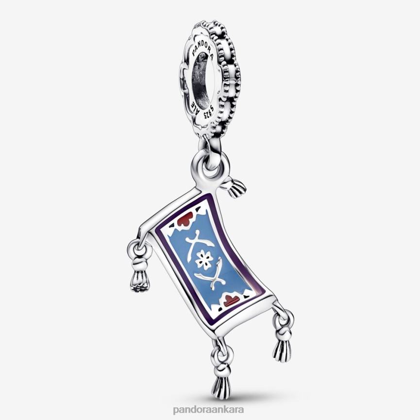 disney aladdin sihirli halı sarkan çekicilik 82N8H221 Pandora som gümüş