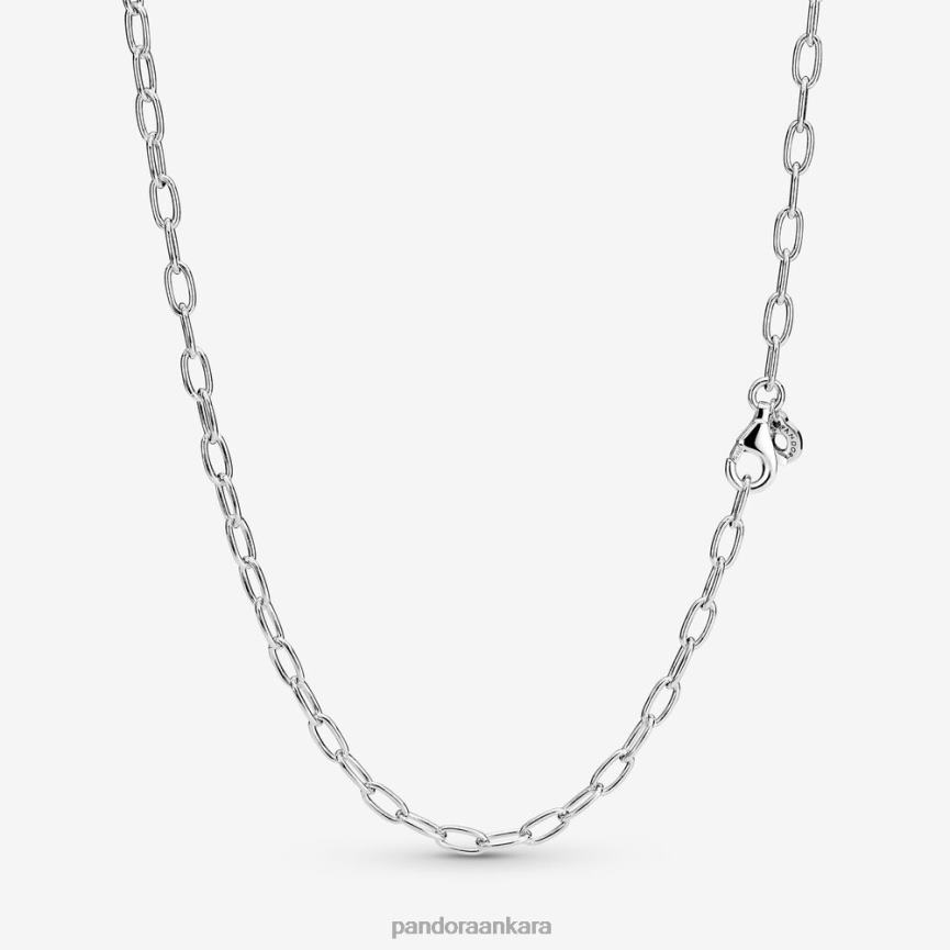 kalp o kolye ve bağlantı zinciri kolye seti 82N8H707 Pandora som gümüş