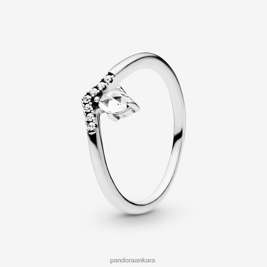 klasik lades kemiği halkası 82N8H571 Pandora som gümüş